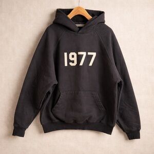 FEAR OF GOD ESSENTIALS 1977 Pullover Sweatshirt Oversized Streetwear Hoodie